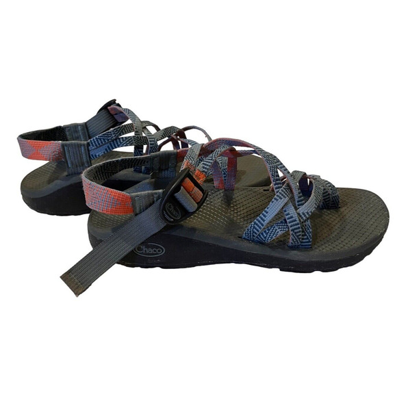 Chaco Z Cloud X2 Sandals Women’s Size 9 Teal Coral Z Cloud Hiking Water - Picture 5 of 8
